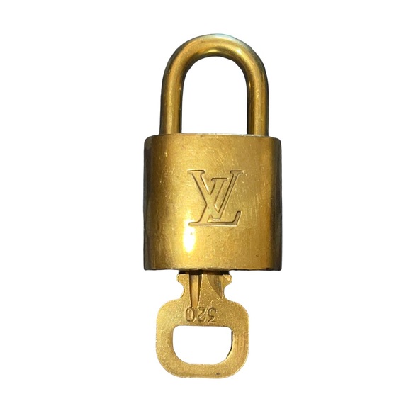 Louis Vuitton Brass Padlock and Key #320 - Picture 1 of 5